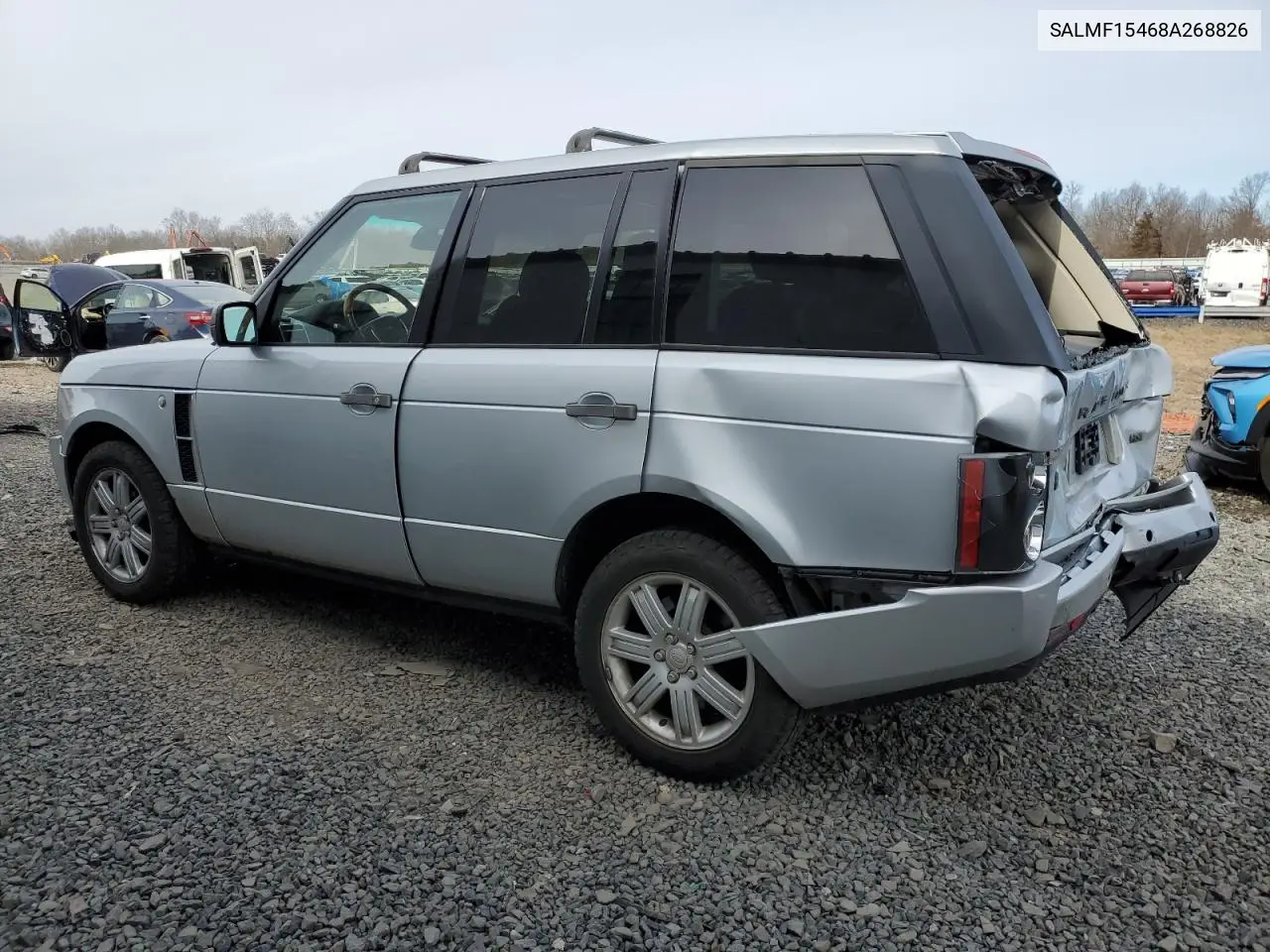 2008 Land Rover Range Rover Hse VIN: SALMF15468A268826 Lot: 45784415