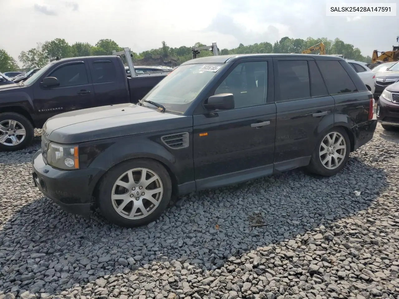2008 Land Rover Range Rover Sport Hse VIN: SALSK25428A147591 Lot: 58356165