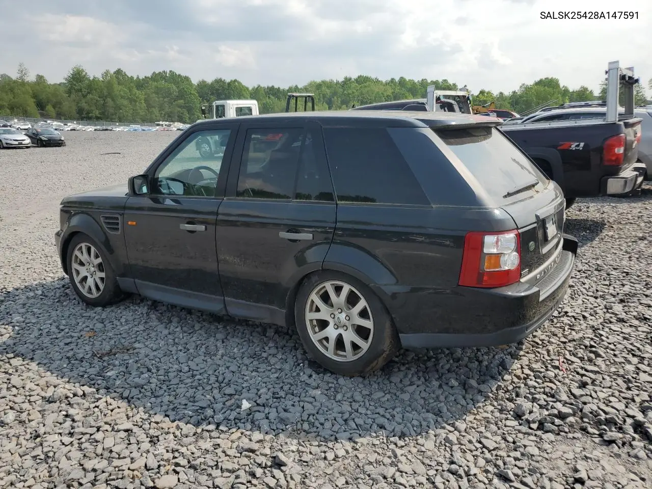 2008 Land Rover Range Rover Sport Hse VIN: SALSK25428A147591 Lot: 58356165
