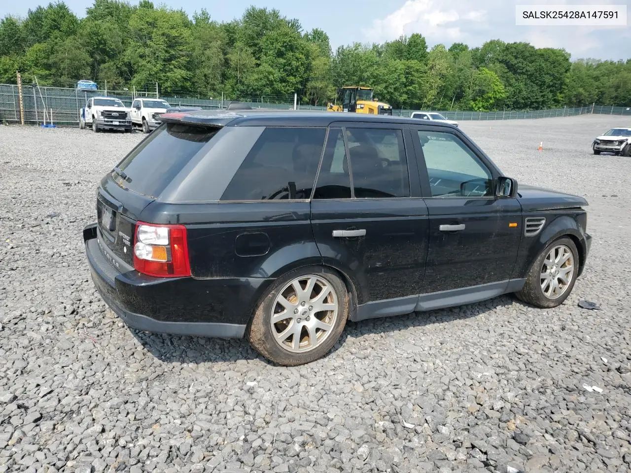 2008 Land Rover Range Rover Sport Hse VIN: SALSK25428A147591 Lot: 58356165