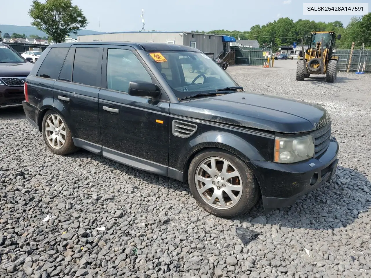 2008 Land Rover Range Rover Sport Hse VIN: SALSK25428A147591 Lot: 58356165