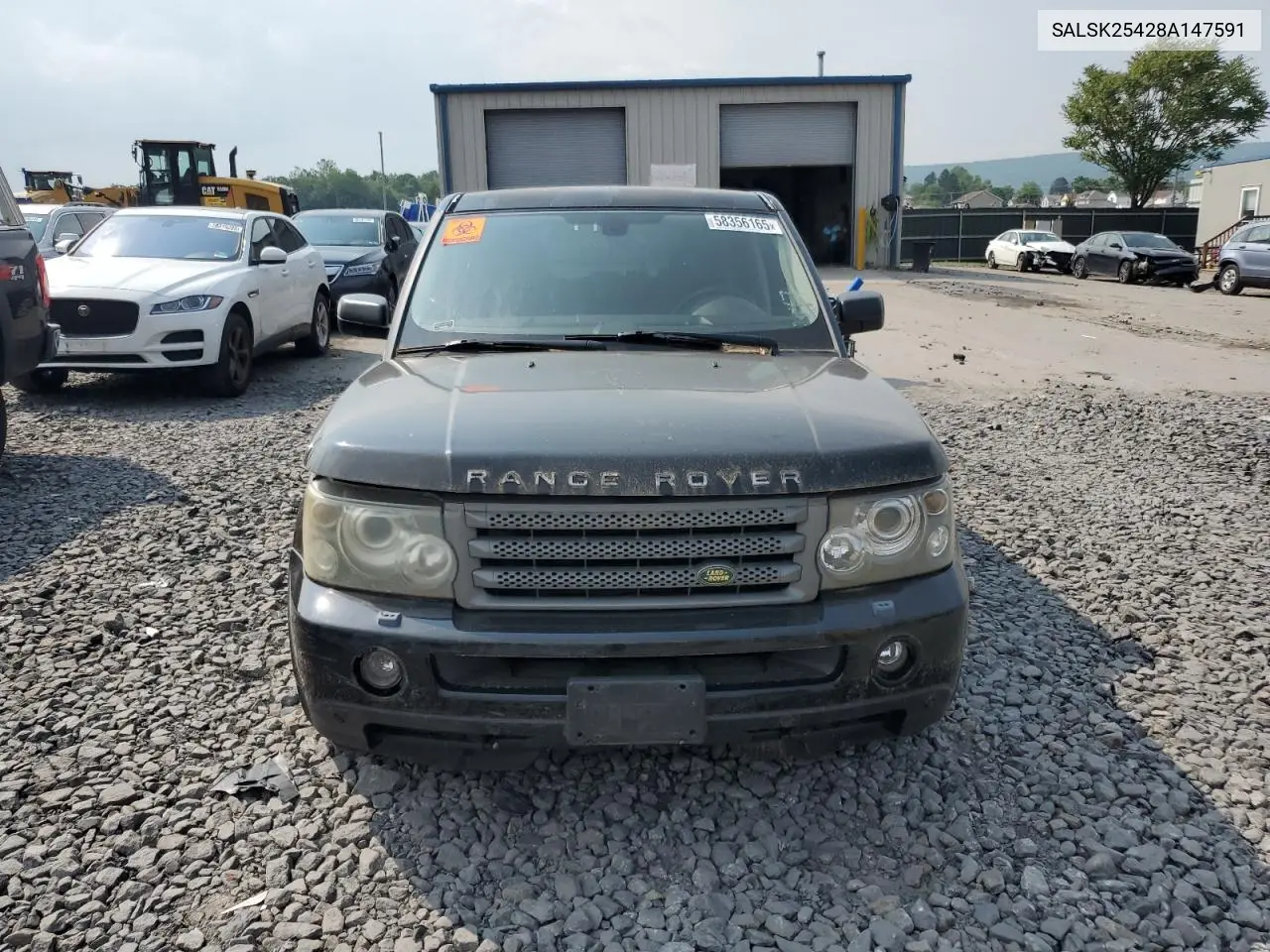 2008 Land Rover Range Rover Sport Hse VIN: SALSK25428A147591 Lot: 58356165