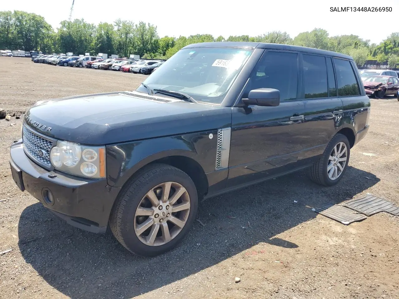 2008 Land Rover Range Rover Supercharged VIN: SALMF13448A266950 Lot: 59165305