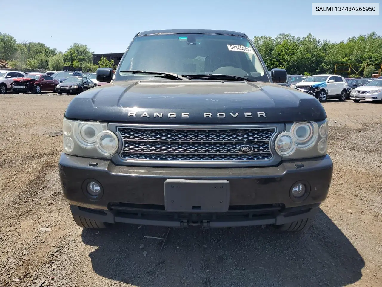 2008 Land Rover Range Rover Supercharged VIN: SALMF13448A266950 Lot: 59165305