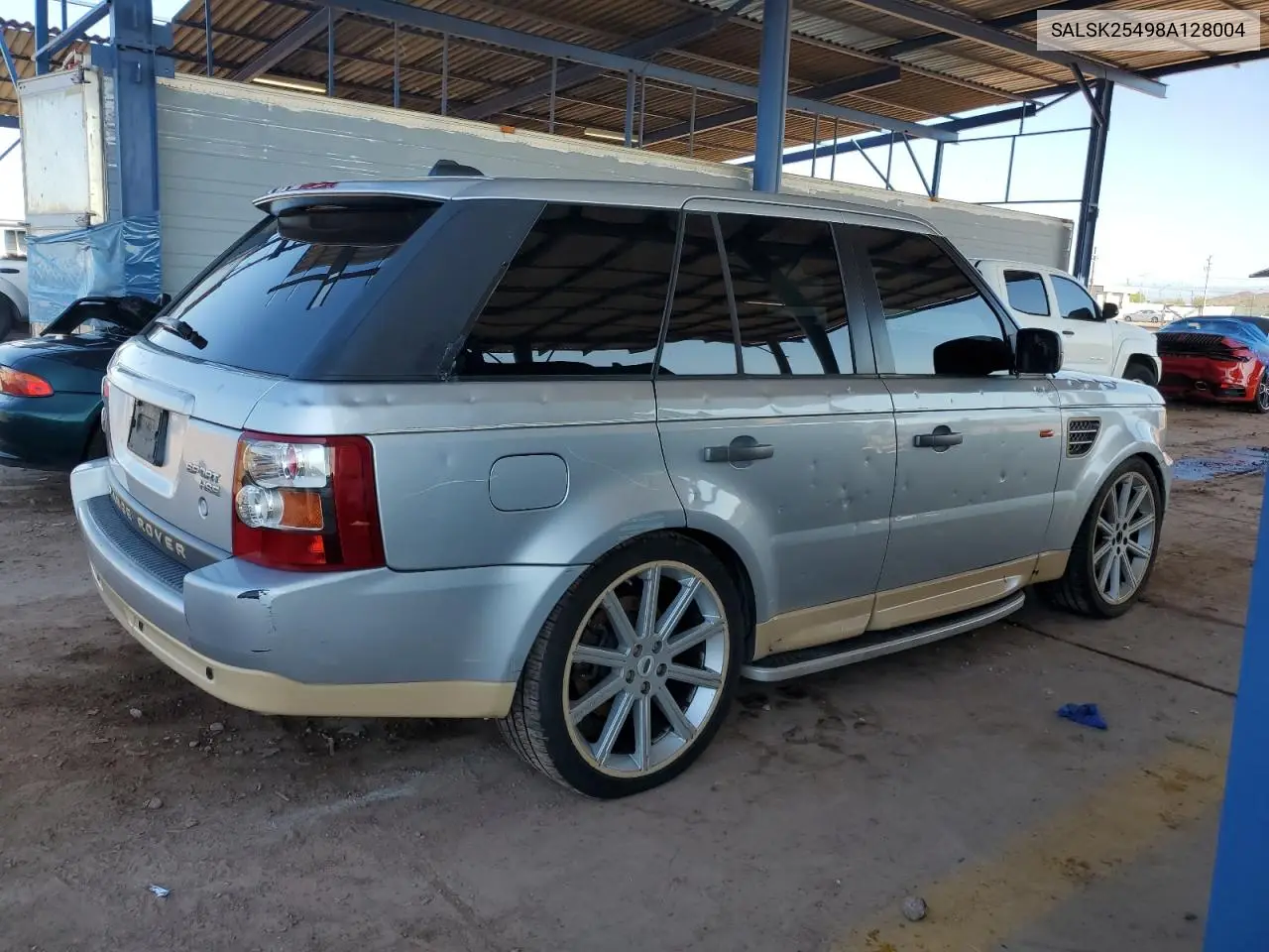 2008 Land Rover Range Rover Sport Hse VIN: SALSK25498A128004 Lot: 59326645