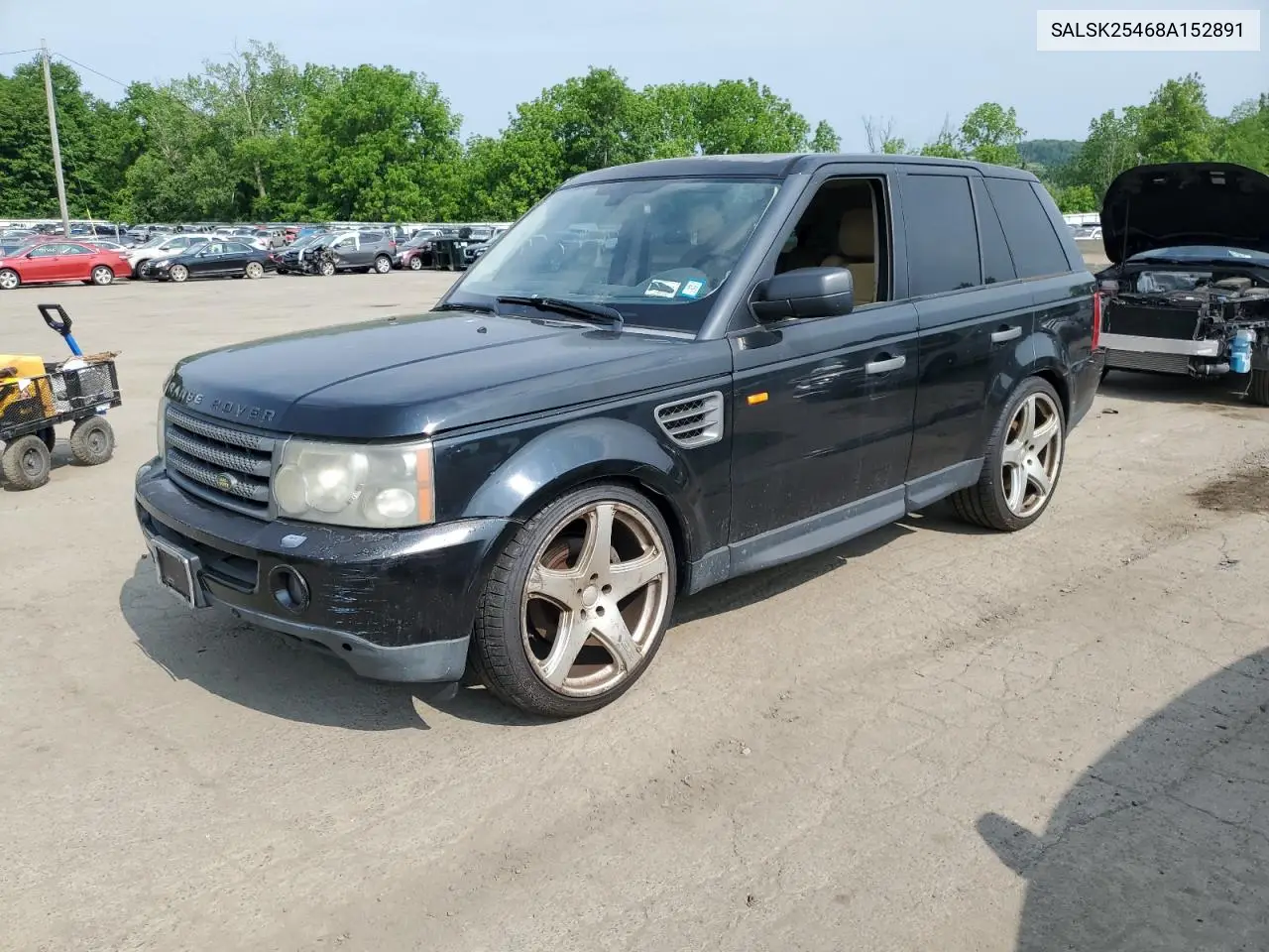 2008 Land Rover Range Rover Sport Hse VIN: SALSK25468A152891 Lot: 59796465