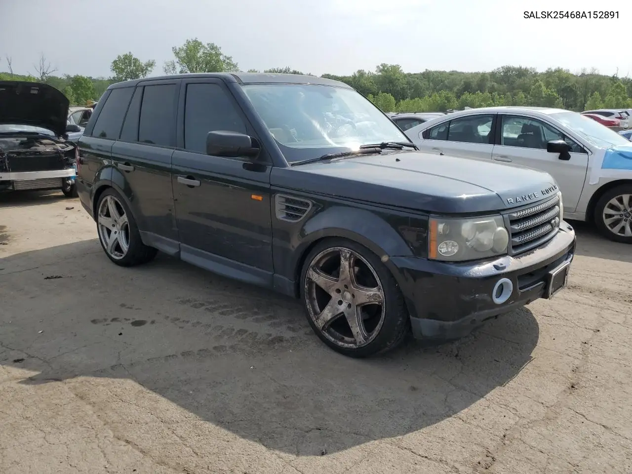2008 Land Rover Range Rover Sport Hse VIN: SALSK25468A152891 Lot: 59796465