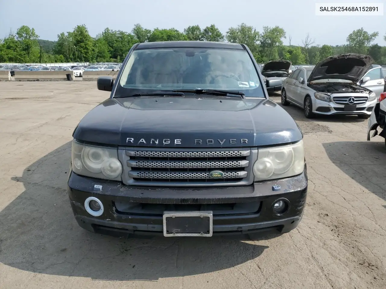 2008 Land Rover Range Rover Sport Hse VIN: SALSK25468A152891 Lot: 59796465