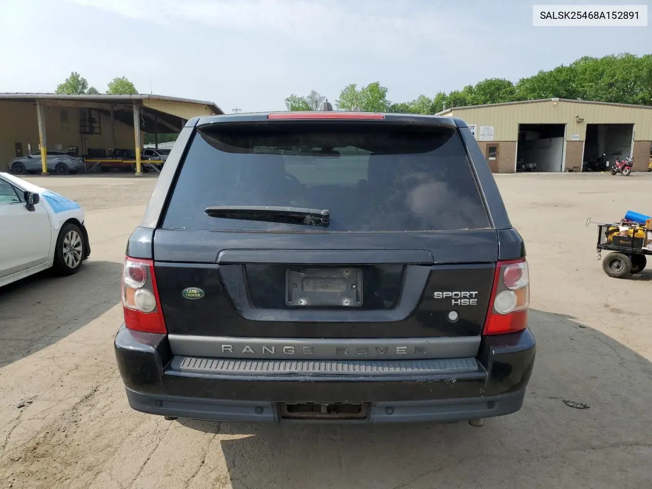 2008 Land Rover Range Rover Sport Hse VIN: SALSK25468A152891 Lot: 59796465