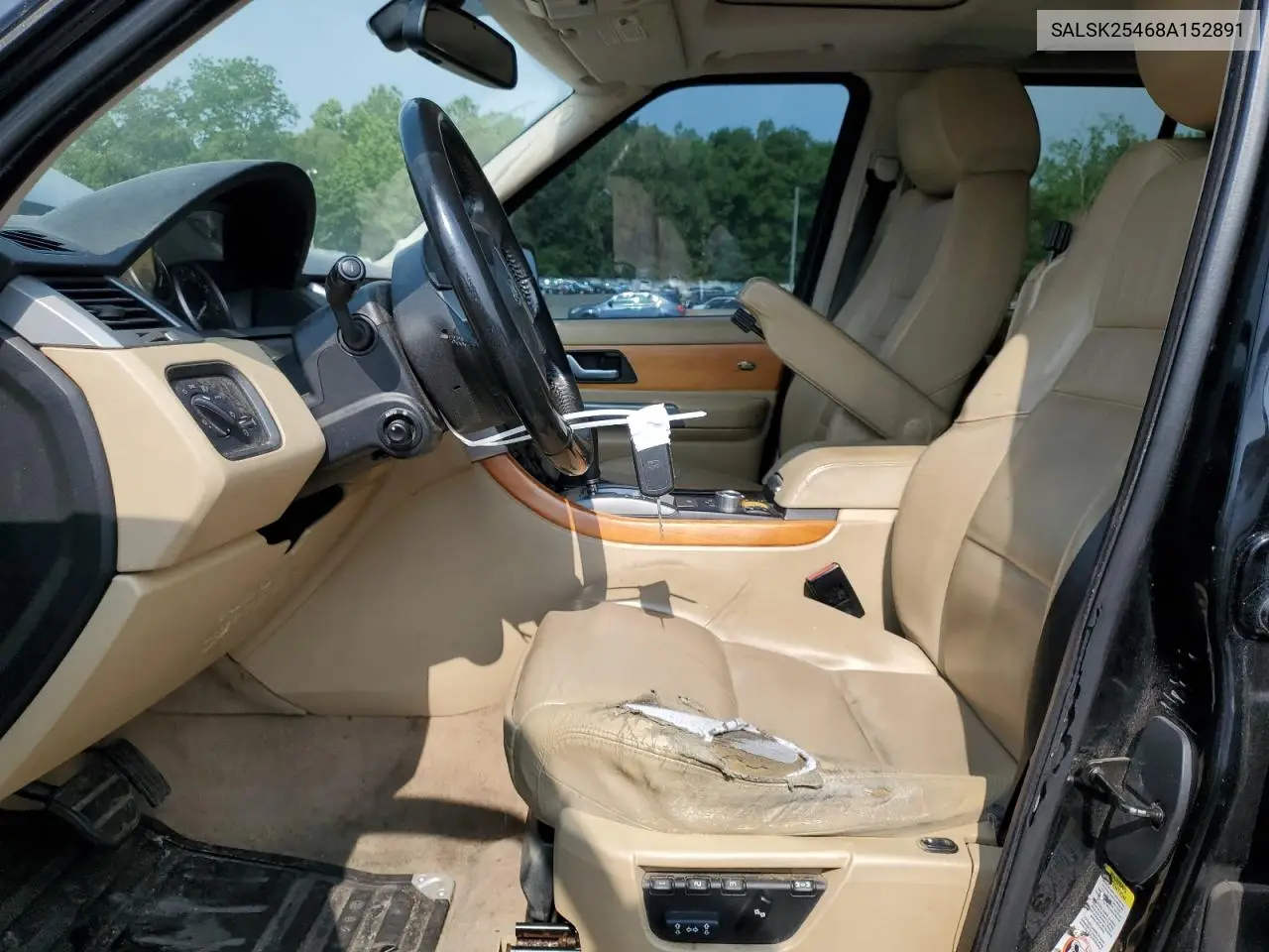 2008 Land Rover Range Rover Sport Hse VIN: SALSK25468A152891 Lot: 59796465