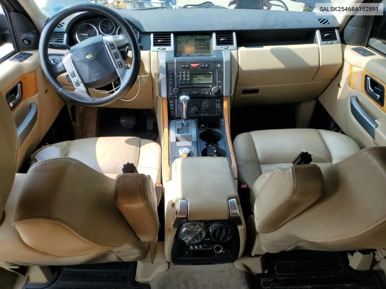 2008 Land Rover Range Rover Sport Hse VIN: SALSK25468A152891 Lot: 59796465