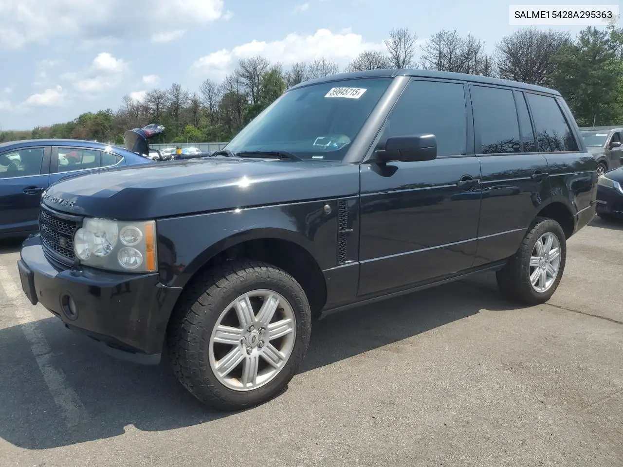 2008 Land Rover Range Rover Hse VIN: SALME15428A295363 Lot: 59845715