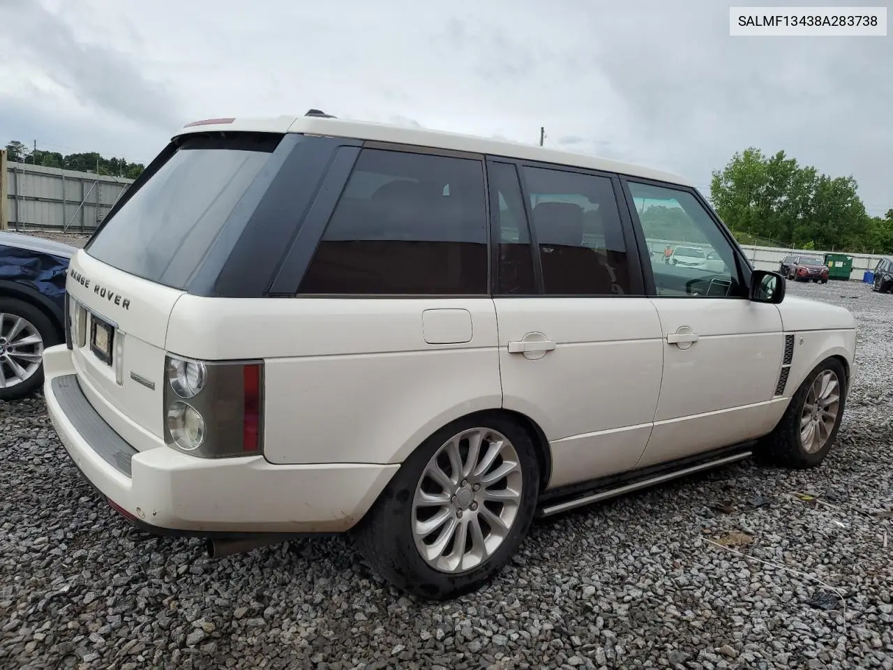2008 Land Rover Range Rover Supercharged VIN: SALMF13438A283738 Lot: 60162475