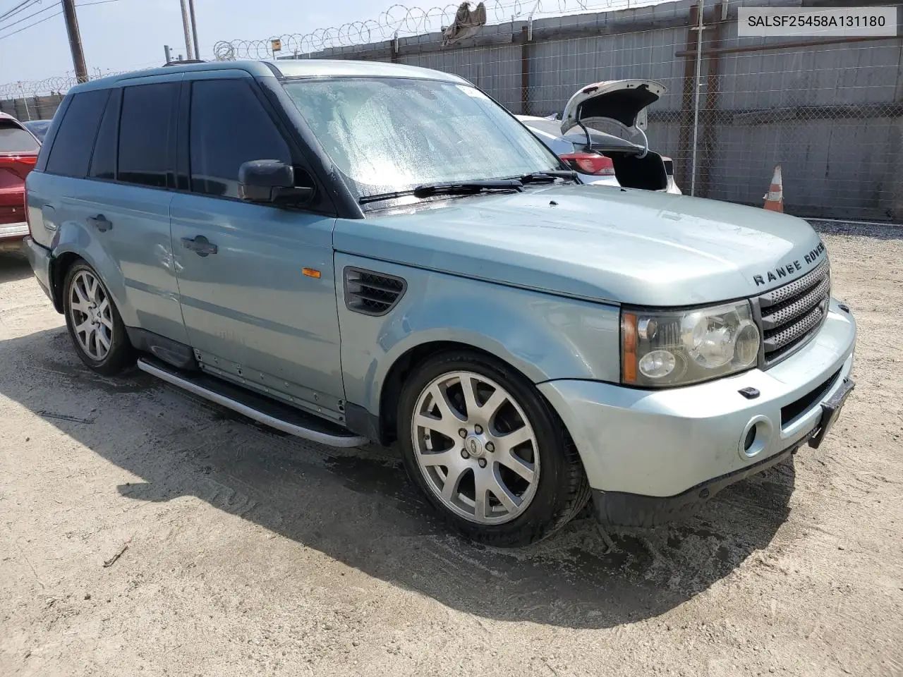 2008 Land Rover Range Rover Sport Hse VIN: SALSF25458A131180 Lot: 60461135