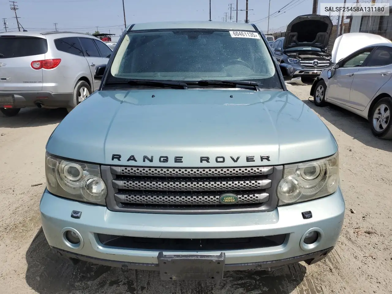2008 Land Rover Range Rover Sport Hse VIN: SALSF25458A131180 Lot: 60461135