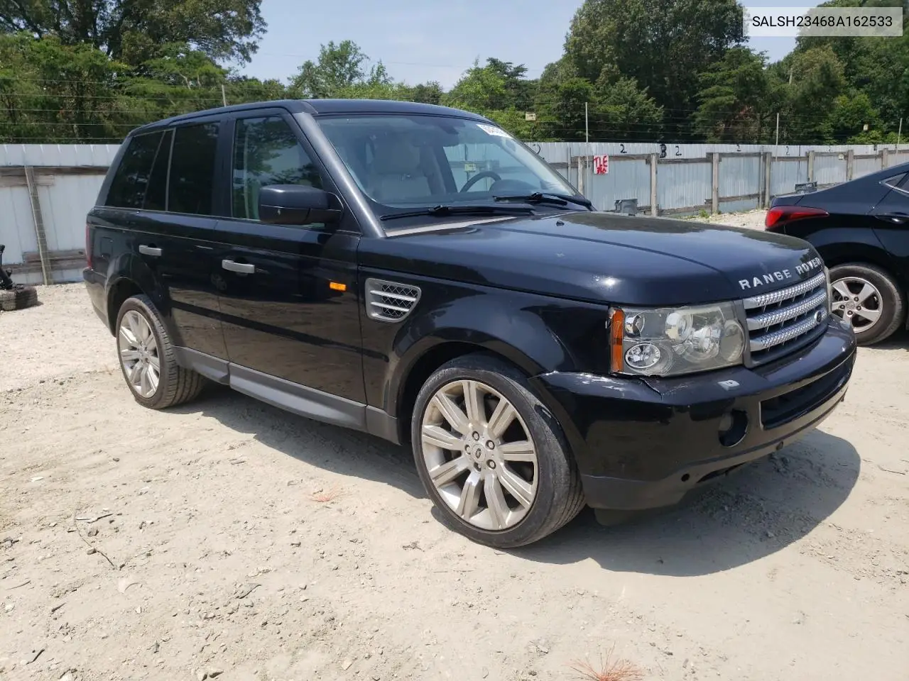 2008 Land Rover Range Rover Sport Supercharged VIN: SALSH23468A162533 Lot: 60474745