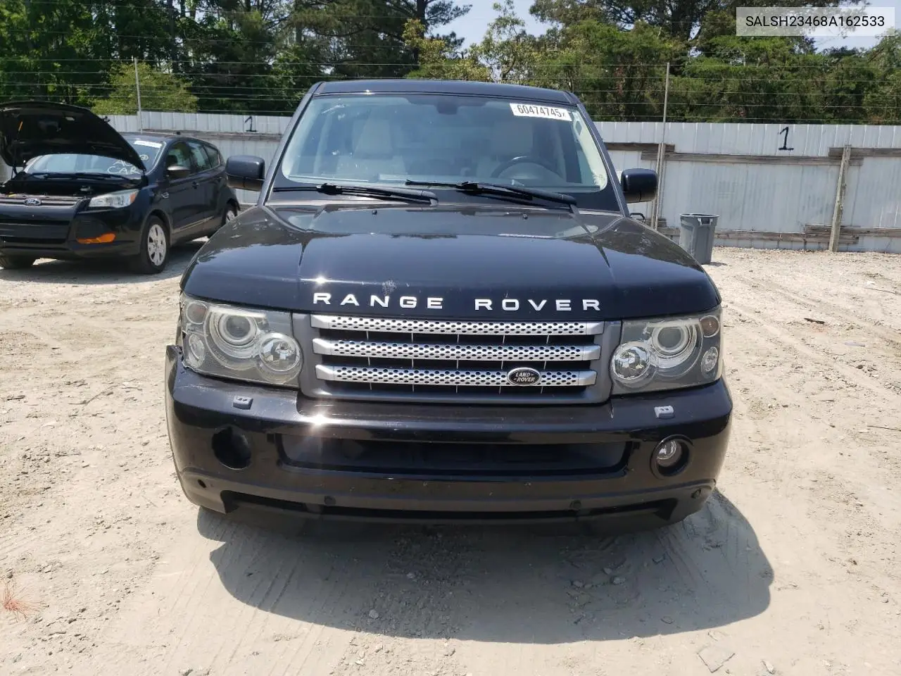 2008 Land Rover Range Rover Sport Supercharged VIN: SALSH23468A162533 Lot: 60474745