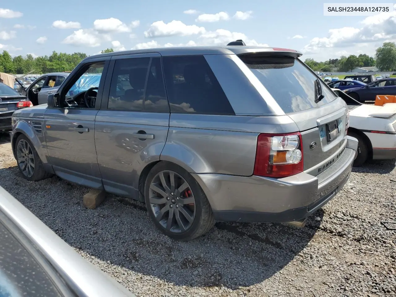 2008 Land Rover Range Rover Sport Supercharged VIN: SALSH23448A124735 Lot: 61326765