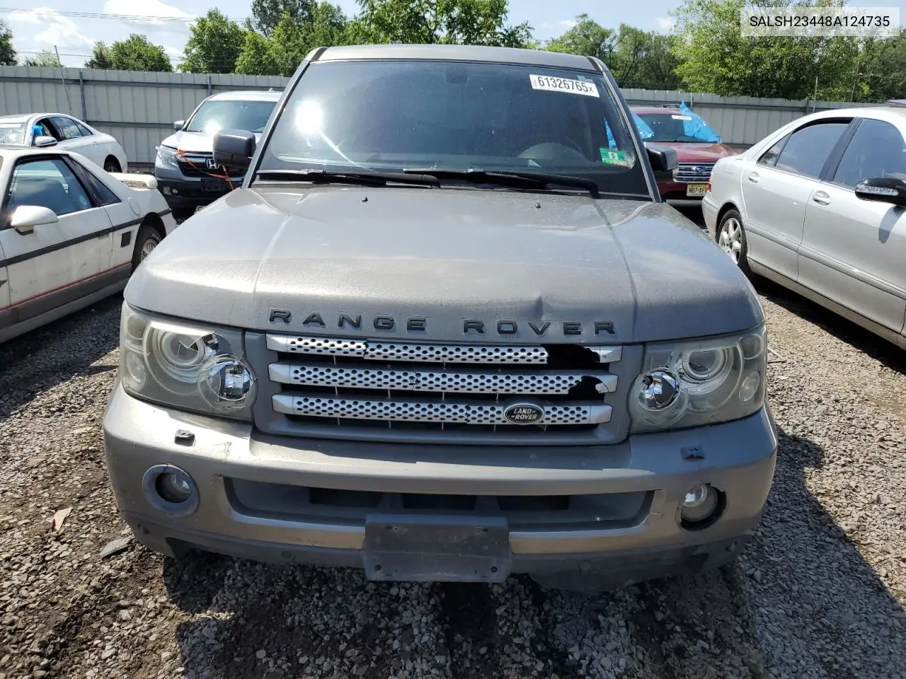 2008 Land Rover Range Rover Sport Supercharged VIN: SALSH23448A124735 Lot: 61326765