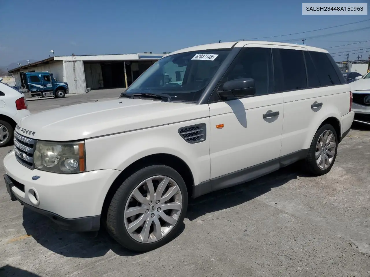 2008 Land Rover Range Rover Sport Supercharged VIN: SALSH23448A150963 Lot: 62037745