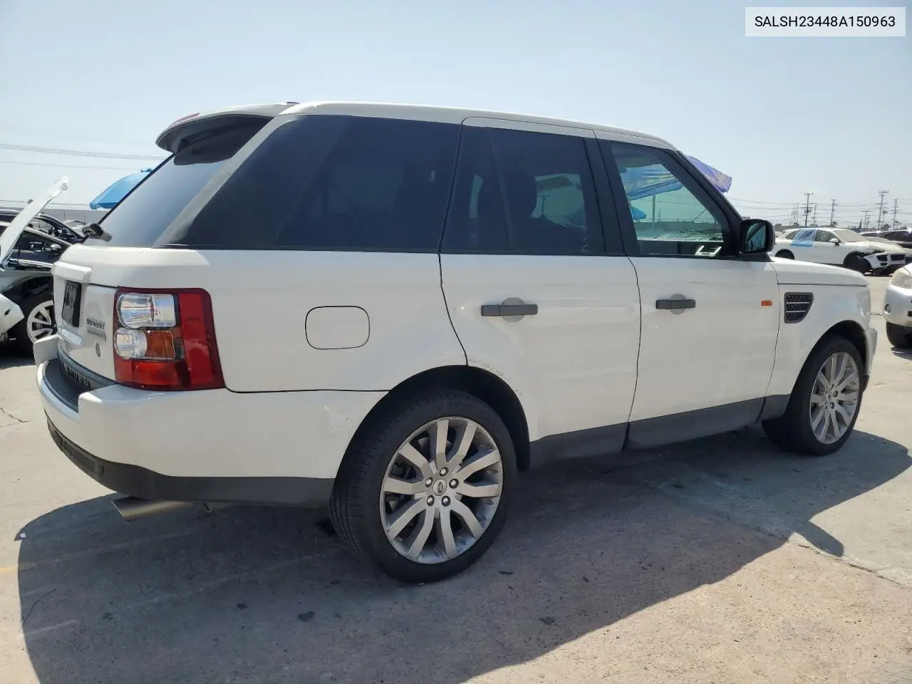 2008 Land Rover Range Rover Sport Supercharged VIN: SALSH23448A150963 Lot: 62037745