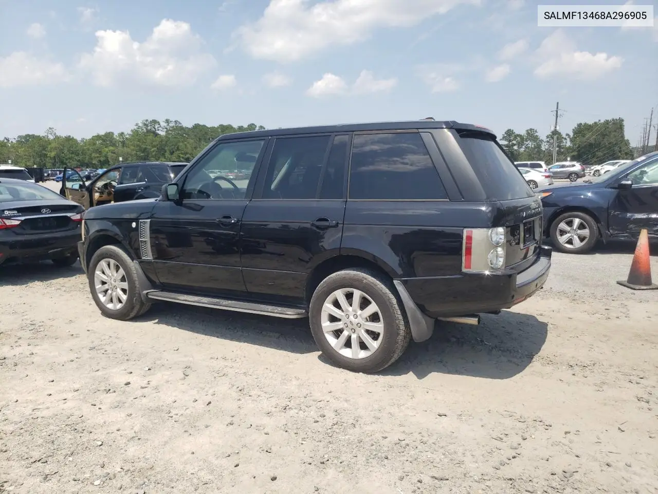 2008 Land Rover Range Rover Supercharged VIN: SALMF13468A296905 Lot: 62206605