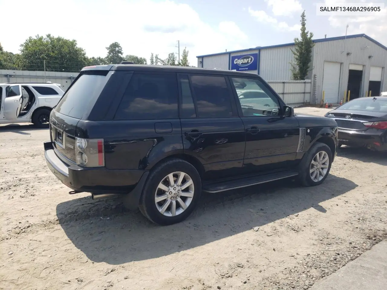 2008 Land Rover Range Rover Supercharged VIN: SALMF13468A296905 Lot: 62206605