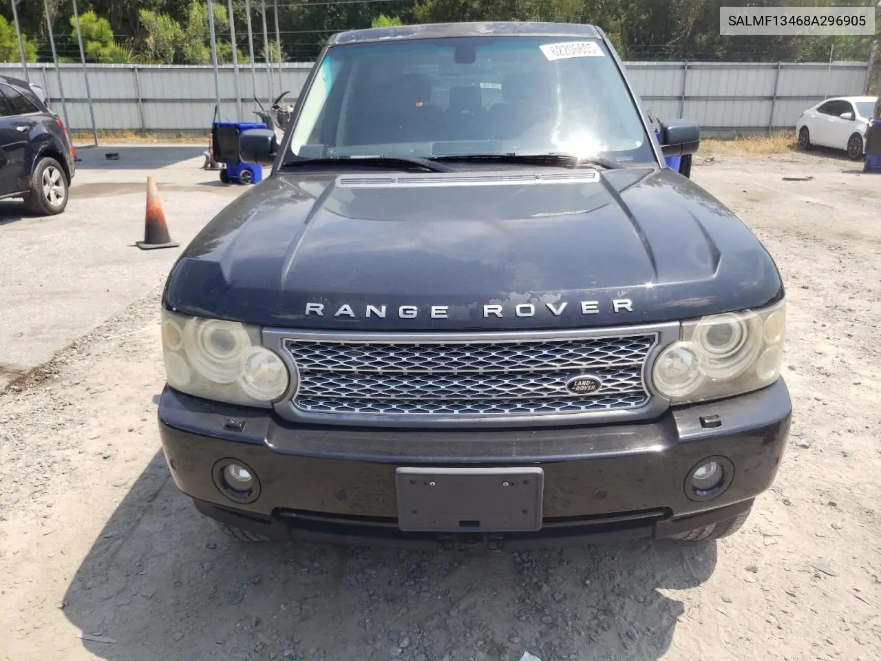 2008 Land Rover Range Rover Supercharged VIN: SALMF13468A296905 Lot: 62206605