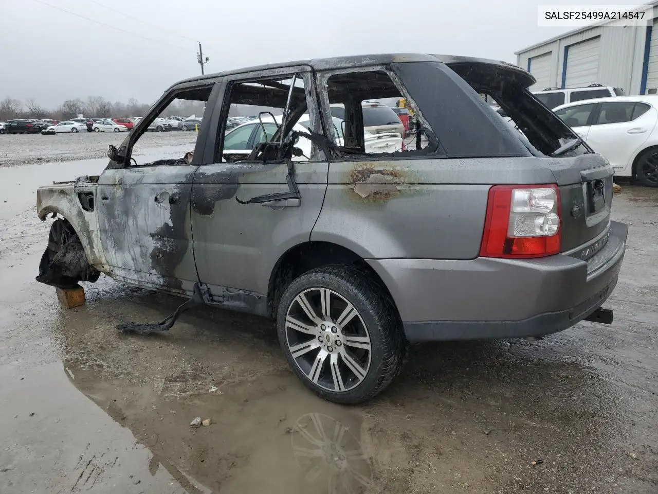 2009 Land Rover Range Rover Sport Hse VIN: SALSF25499A214547 Lot: 41857865