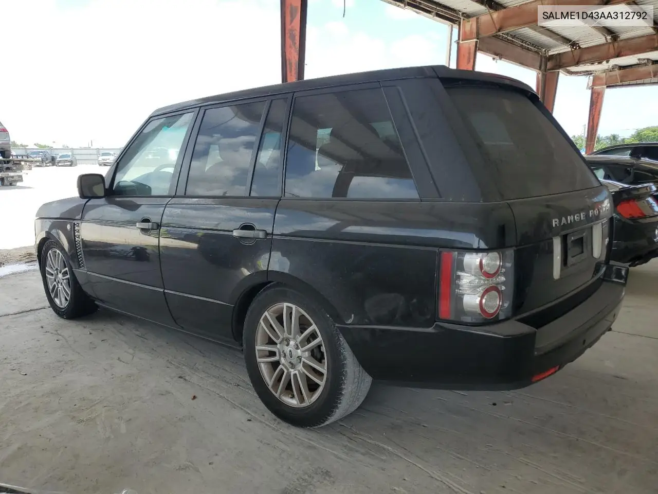2010 Land Rover Range Rover Hse VIN: SALME1D43AA312792 Lot: 57917655