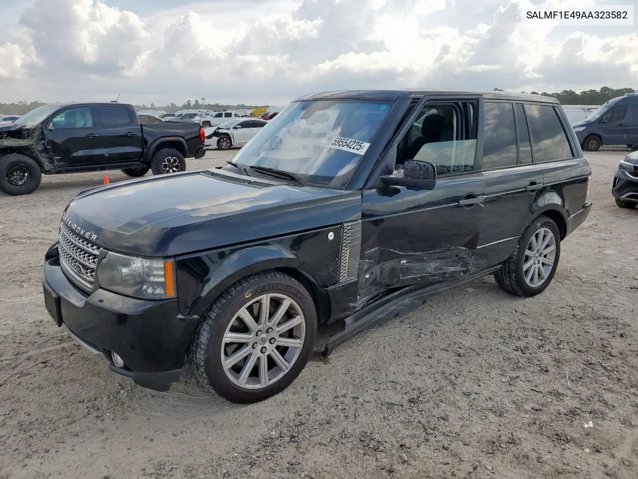 2010 Land Rover Range Rover Hse Luxury VIN: SALMF1E49AA323582 Lot: 59554225