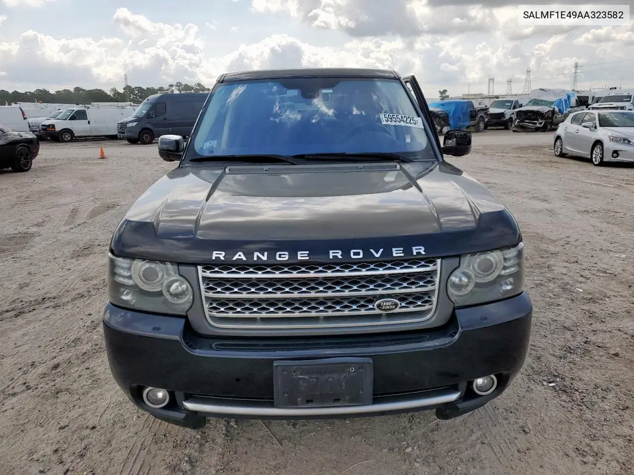 2010 Land Rover Range Rover Hse Luxury VIN: SALMF1E49AA323582 Lot: 59554225