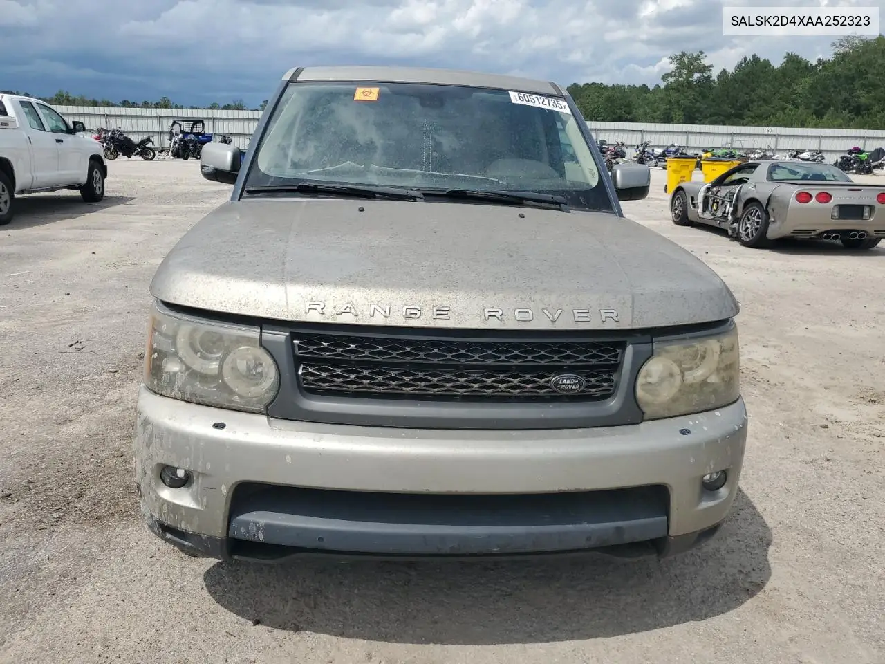 2010 Land Rover Range Rover Sport Lux VIN: SALSK2D4XAA252323 Lot: 60512735