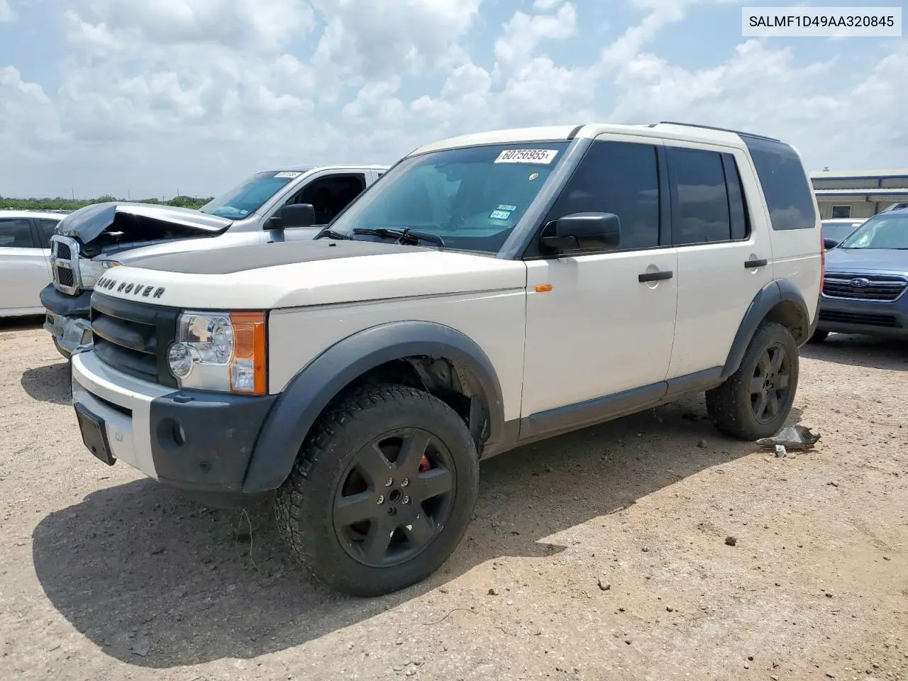 2010 Land Rover Range Rover Hse Luxury VIN: SALMF1D49AA320845 Lot: 60756955