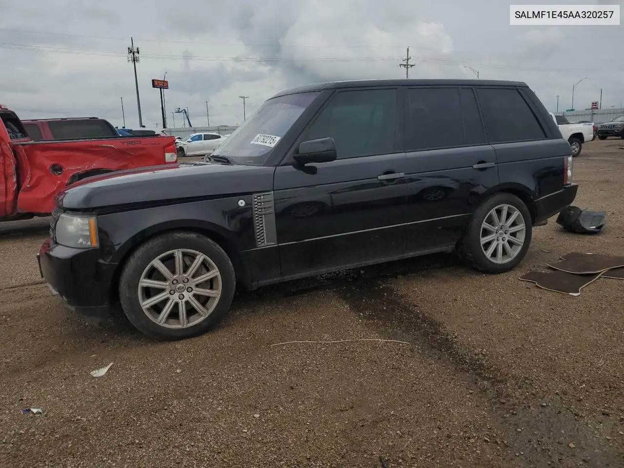 2010 Land Rover Range Rover Hse Luxury VIN: SALMF1E45AA320257 Lot: 60792215