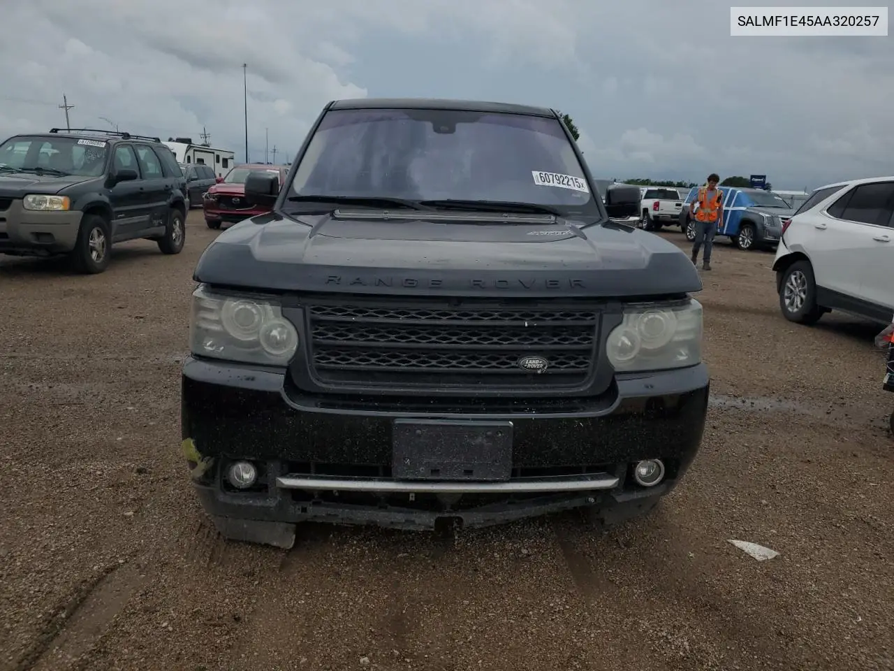 2010 Land Rover Range Rover Hse Luxury VIN: SALMF1E45AA320257 Lot: 60792215