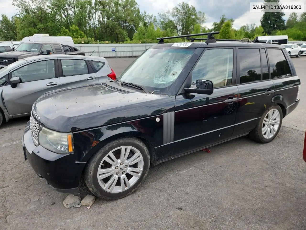 2010 Land Rover Range Rover Hse Luxury VIN: SALMF1D48AA318360 Lot: 61250735