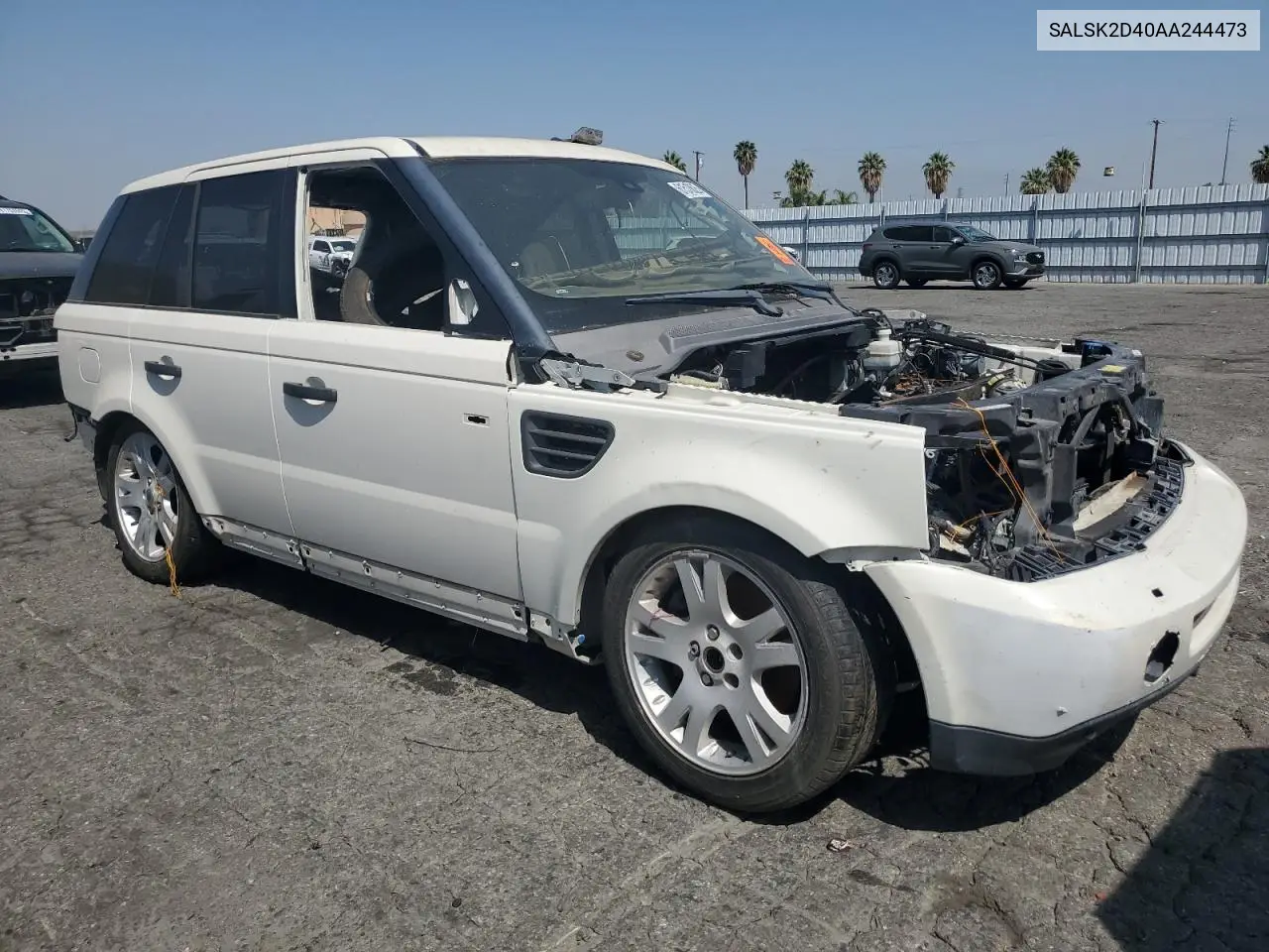 2010 Land Rover Range Rover Sport Lux VIN: SALSK2D40AA244473 Lot: 61510625