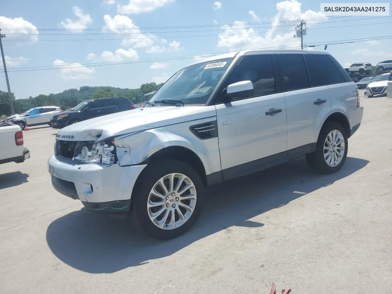 2010 Land Rover Range Rover Sport Lux VIN: SALSK2D43AA241275 Lot: 62096045