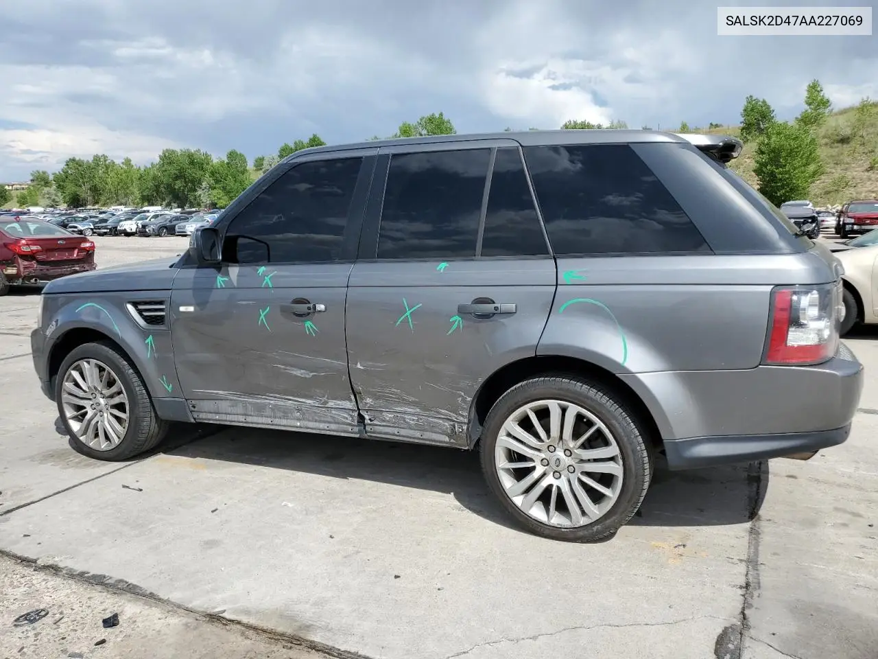 2010 Land Rover Range Rover Sport Lux VIN: SALSK2D47AA227069 Lot: 62786285