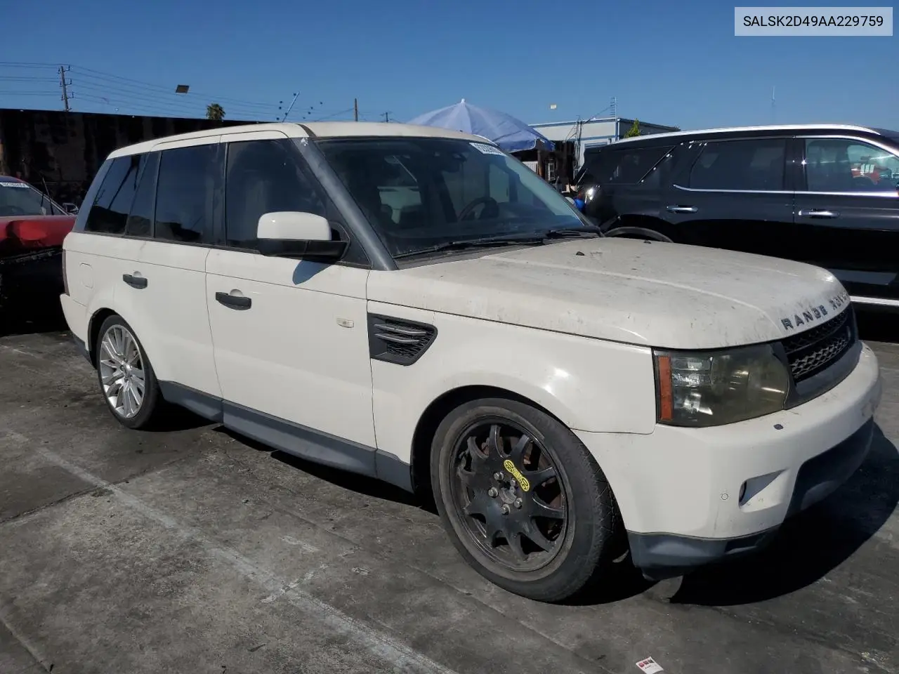 2010 Land Rover Range Rover Sport Lux VIN: SALSK2D49AA229759 Lot: 62829605