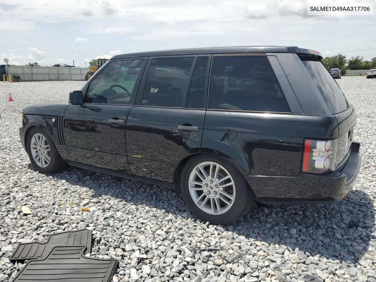 2010 Land Rover Range Rover Hse VIN: SALME1D49AA317706 Lot: 63000395