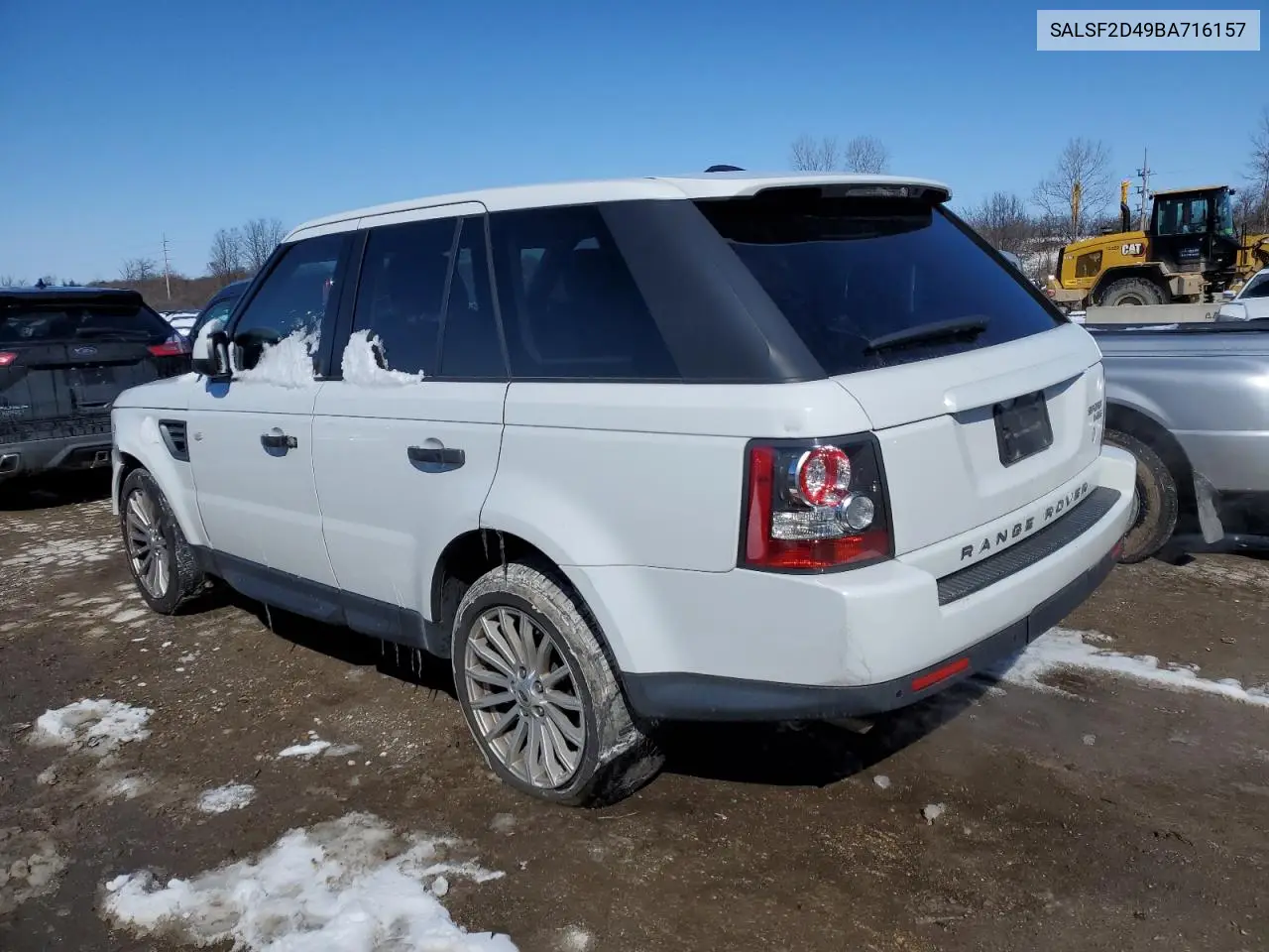 2011 Land Rover Range Rover Sport Hse VIN: SALSF2D49BA716157 Lot: 46065295