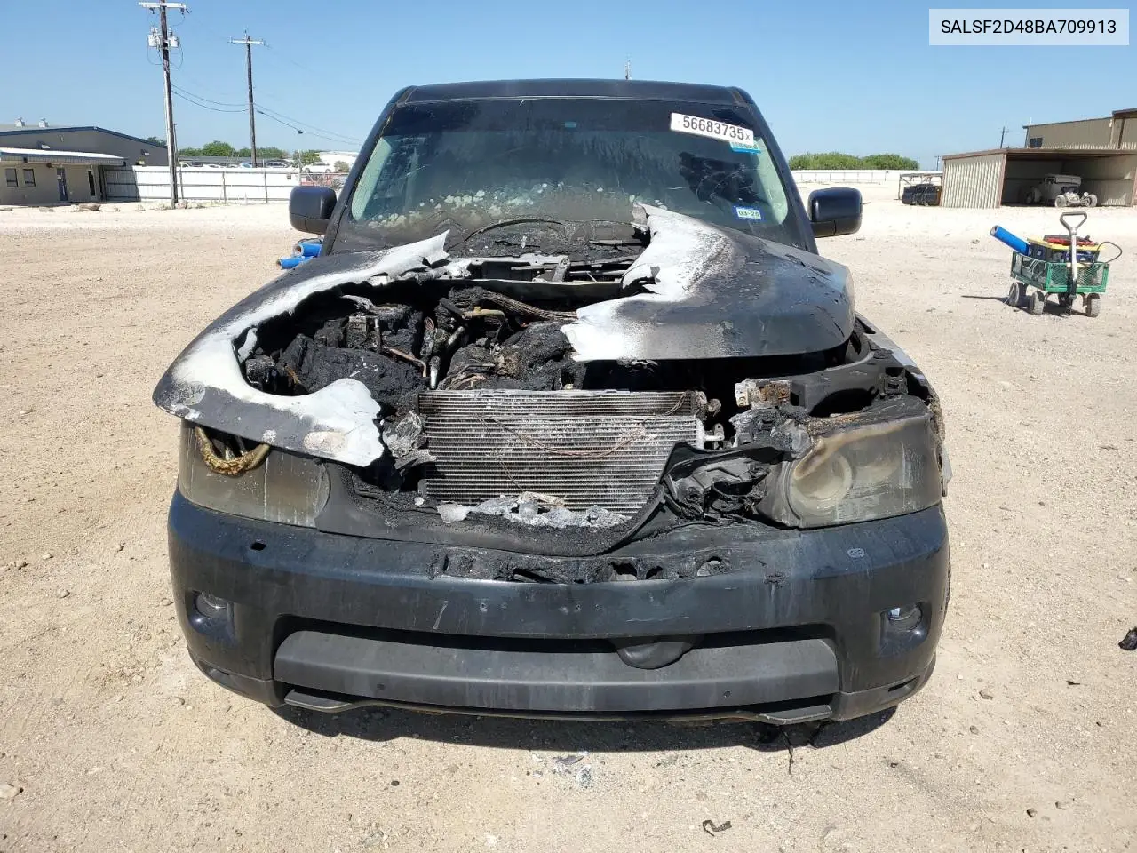 2011 Land Rover Range Rover Sport Hse VIN: SALSF2D48BA709913 Lot: 56683735