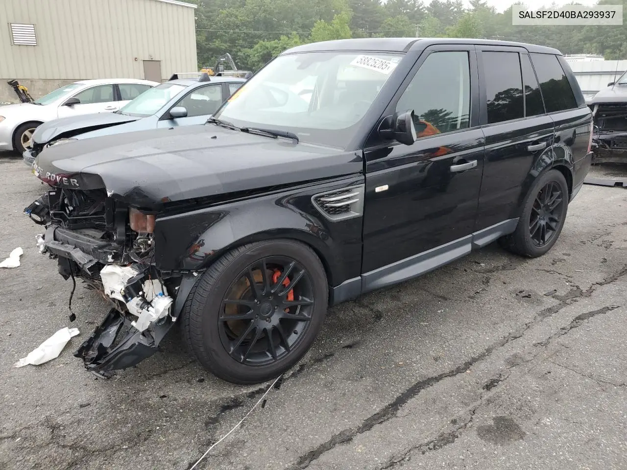 2011 Land Rover Range Rover Sport Hse VIN: SALSF2D40BA293937 Lot: 58825285
