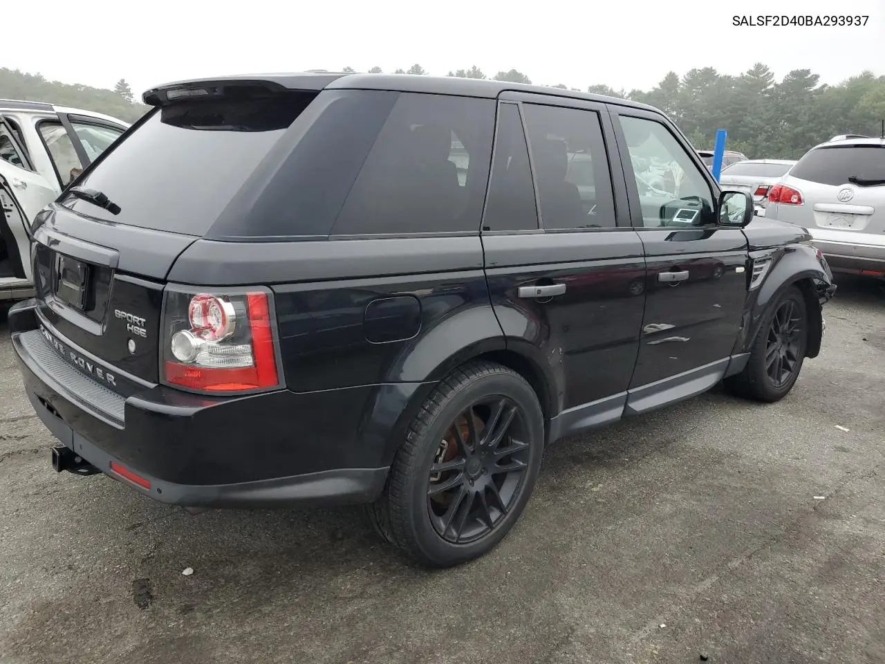 2011 Land Rover Range Rover Sport Hse VIN: SALSF2D40BA293937 Lot: 58825285