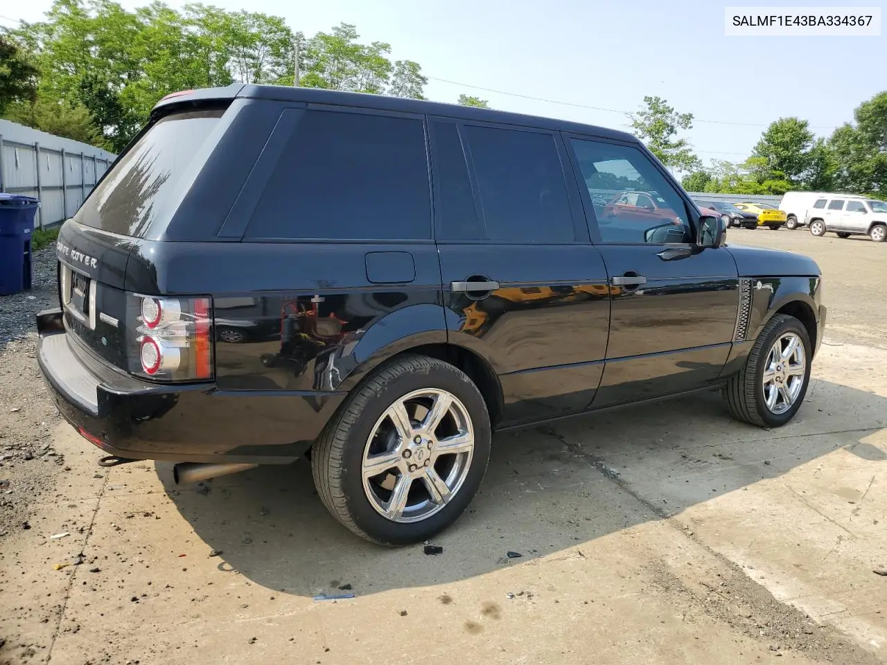 2011 Land Rover Range Rover Hse Luxury VIN: SALMF1E43BA334367 Lot: 59348225