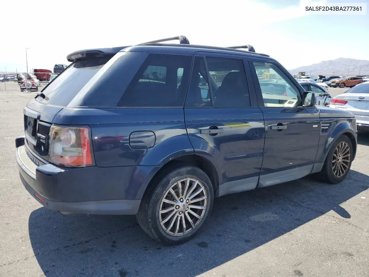 2011 Land Rover Range Rover Sport Hse VIN: SALSF2D43BA277361 Lot: 59402525