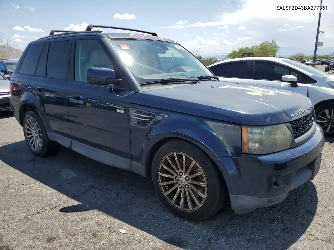 2011 Land Rover Range Rover Sport Hse VIN: SALSF2D43BA277361 Lot: 59402525