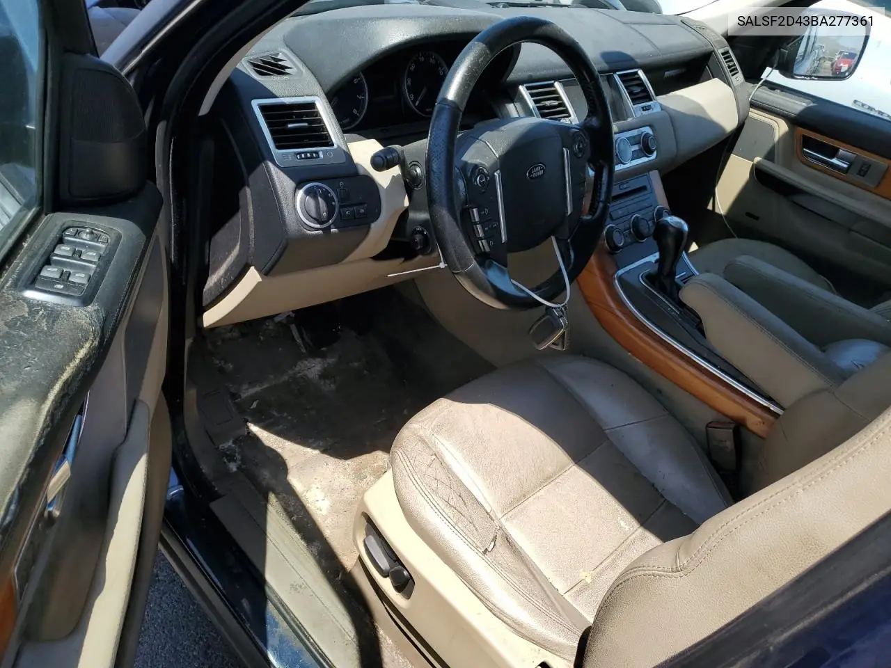 2011 Land Rover Range Rover Sport Hse VIN: SALSF2D43BA277361 Lot: 59402525